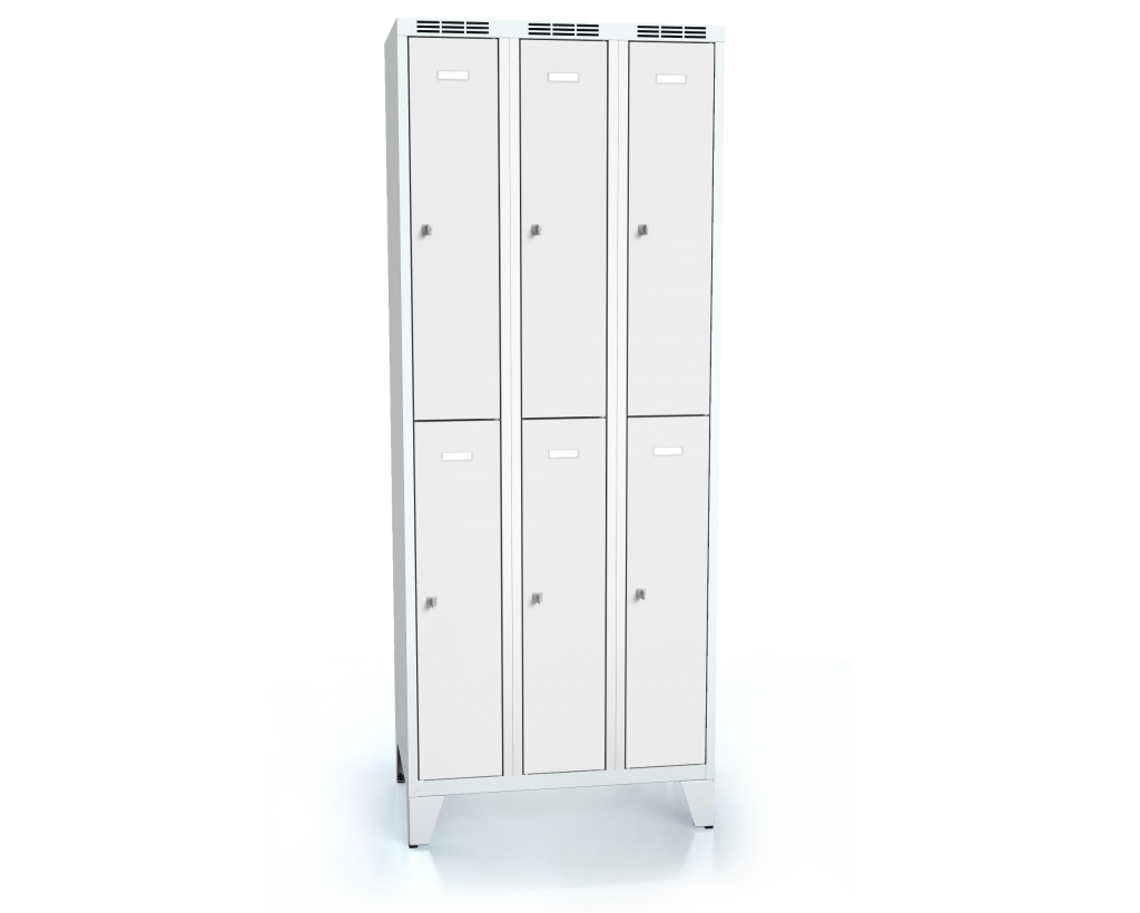  Divided cloakroom locker ALDOP with feet 1920 x 750 x 500